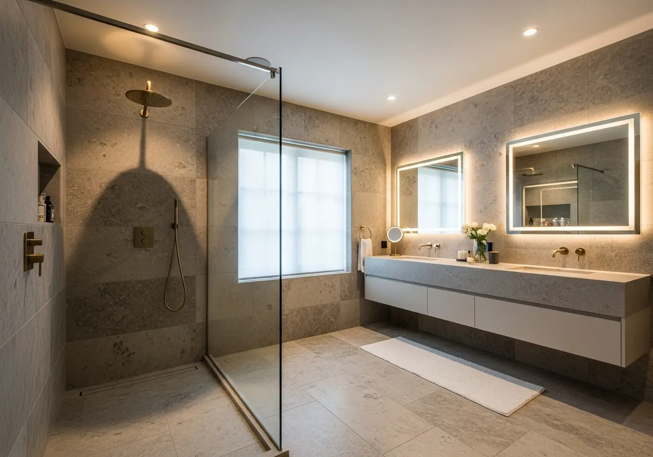 Microcemento en el baño: ventajas, inconvenientes y precios en Madrid